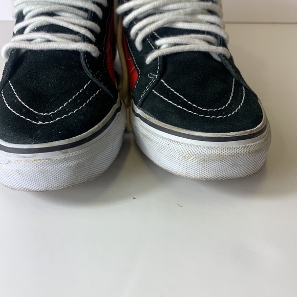 VANS Sk8-Hi x Curtis Kulig Love Me Red Hi-top Sneakers Unisex Women Size 8.5 - Picture 9 of 15